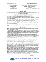 Quyết định 2805 QĐ-UBND năm 2016 công bố thủ tục hành chính thuộc thẩm quyền giải quyết của Sở Tài chính tỉnh An Giang