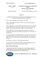 Thông tư số 01 2015 TT-BTC hướng dẫn đăng ký giao dịch chứng khoán của các công ty đại chúng chưa niêm yết