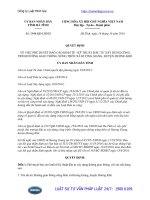 Quyết định 2944 QĐ-UBND năm 2016 phê duyệt báo cáo kinh tế-kỹ thuật đầu tư xây dựng đường giao thông do tỉnh Hà Tĩnh ban hành