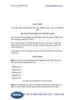 Quyết định 859 QĐ-UBND về xếp loại đường để xác định cước vận đường bộ