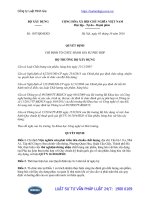 Quyết định 1037 QĐ-BXD năm 2016 chỉ định tổ chức đánh giá sự phù hợp do Bộ trưởng Bộ Xây dựng ban hành