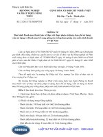 Thông tư số: 21 2013 TT-BNNPTNT Danh mục thuốc bảo vệ thực vật được phép sử dụng, hạn chế sử dụng, cấm sử dụng ở Việt Nam năm 2013.