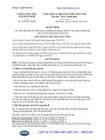 Quyết định 3255 QĐ-UBND phê duyệt Phương án Phòng chống thiên tai hồ chứa nước Hội Sơn năm 2016 do tỉnh Bình Định ban hành