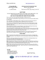 Quyết định 5603 QĐ-UBND năm 2016 công bố thủ tục hành chính thuộc phạm vi chức năng quản lý của Sở Xây dựng được chuẩn hóa tại Thành phố Hồ Chí Minh