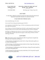 Quyết định 603 QĐ-UBND điều chỉnh quy hoạch sử dụng đất đến năm 2020, bổ sung kế hoạch sử dụng đất năm 2016 huyện Tân Yên, tỉnh Bắc Giang