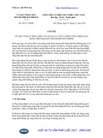 Chỉ thị 30 CT-UBND năm 2016 về tăng cường công tác quản lý chất lượng công trình xây dựng trên địa bàn thành phố Hải Phòng