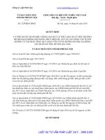 Quyết định 1239 QĐ-UBND Phê duyệt hệ số điều chỉnh, giá đất làm căn cứ bồi thường từ TT Trâu Quỳ đi Đa Tốn, Gia Lâm