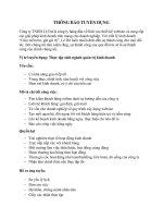 Thông tin tuyển dụng thực tập sinh ngành Công nghệ thông tin và nhóm ngành kinh tế - Phòng đào tạo - Trường Đại Học Công Nghiệp Thực Phẩm