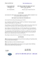 Quyết định 2871 QĐ-UBND năm 2016 Quy chế tổ chức, hoạt động của Trang thông tin điện tử Cải cách hành chính tỉnh Đồng Nai