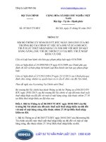 Thông tư 07 2015 TT-BTC về mức thuế suất thuế nhập khẩu ưu đãi đối với một số mặt hàng xăng, dầu