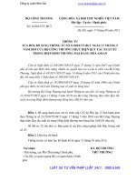 Thông tư số: 24 2012 TT-BCT sửa đổi, bổ sung Thông tư số 21 2010 TT-BCT ngày 17 tháng 5 năm 2010 của Bộ Công Thương năm 2012.