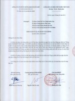 Báo cáo Tỷ lệ an toàn Tài chính Quý I năm 2015 (10 4 2015)