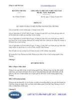 Thông tư 35 2015 BCT quy định về bảo vệ môi trường ngành Công Thương.