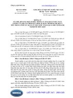 Thông tư 105 2011 TT-BTC sửa đổi, bổ sung một số điều Thông tư 63 2011 TT-BTC ngày 13 5 2011 của Bộ Tài chính