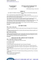 Thông tư 73 2015 TT-BTNMT quy định về thăm dò, phân cấp trữ lượng và tài nguyên khoáng sản đồng