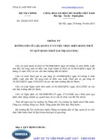 Thông tư 150 2013 TT-BTC hướng dẫn về lập, quản lý và việc thực hiện hoàn thuế từ quỹ hoàn thuế giá trị gia tăng