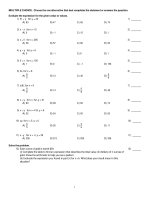 Elementary and intermediate algebra functions and authentic applications 2nd edition jay lehmann test bank 