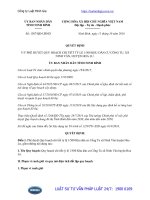 Quyết định 1307 QĐ-UBND năm 2016 phê duyệt Quy hoạch  tỷ lệ 1 500 Khu dân cư Cống Tu xã Ninh Vân huyện Hoa Lư, tỉnh Ninh Bình