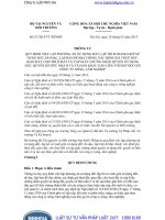 Thông tư 07 2015 TT-BTNMT về lập phương án sử dụng đất; lập hồ sơ ranh giới sử dụng đất; đo đạc, lập bản đồ địa chính