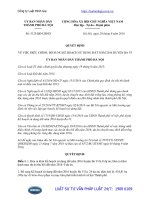 Quyết định 5125 QĐ-UBND điều chỉnh kế hoạch sử dụng đất năm 2016 huyện Ba Vì, thành phố Hà Nội