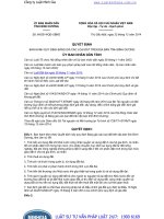 Bảng giá đất tỉnh Bình Dương áp dụng từ năm 2015