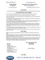 Bảng giá các loại đất trên địa bàn tỉnh An Giang