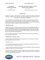 Hướng dẫn 329 NHCS-TDSV về chính sách hỗ trợ đào tạo nghề và giải quyết việc làm cho người lao động bị thu hồi đất