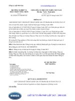 Thông tư 20 2015 TT-BNNPTNT ban hành quy chuẩn kỹ thuật quốc gia về trang bị an toàn tàu cá.