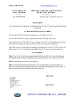 Quyết định 569 QĐ-UBND năm 2016 bãi bỏ văn bản quy phạm pháp luật của Ủy ban nhân dân quận Tân Bình, thành phố Hồ Chí Minh