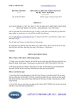 Thông tư 23 2015 TT-BCT về trình tự, thủ tục đầu tư dự án nhà máy nhiệt điện