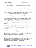 Quyết định 1539 QĐ-UBND năm 2016 công bố thủ tục hành chính thuộc phạm vi chức năng quản lý của Sở Công thương tỉnh Tuyên Quang