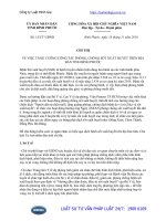 Chỉ thị 15 CT-UBND năm 2016 về tăng cường công tác phòng, chống sốt xuất huyết trên địa bàn tỉnh Bình Phước