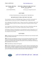 Quyết định 3247 QĐ-BVHTTDL năm 2016 công bố di sản văn hóa phi vật thể quốc gia do Bộ trưởng Bộ Văn hóa, Thể thao và Du lịch ban hành