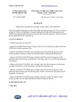 Kế hoạch 212 KH-UBND năm 2016 triển khai thi hành Luật Khí tượng thủy văn năm 2015 do thành phố Hà Nội ban hành