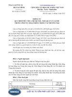 Thông tư số: 42 2013 TT-BTC quy định mức thu, chế độ thu, nộp, quản lý lệ phí trong lĩnh vực hoạt động trọng tài thương mại năm 2013.