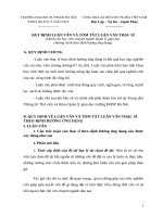 Quy định trình bày LVTS ứng dụng