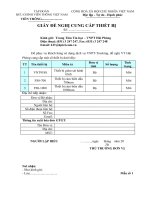 Mau 1 Yeu cau cung cap vat tu