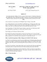 Thông tư 87 2015 TT-BTC sửa đổi, bổ sung thông tư số 112 2013 TT-BTC