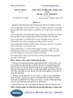 Thông tư số 02 2015 TT-BXD hướng dẫn phương pháp định giá dịch vụ thoát nước