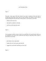 English letter practice