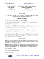 Quyết định 3123 QĐ-UBND năm 2016 điều chỉnh, bổ sung Quy hoạch phát triển cụm công nghiệp tỉnh Hà Tĩnh đến năm 2020, tầm nhìn 2025