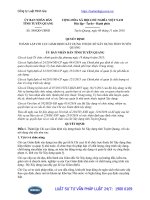 Quyết định 380 QĐ-UBND năm 2016 thành lập Chi cục Giám định xây dựng thuộc Sở Xây dựng tỉnh Tuyên Quang