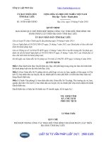 Quyết định 19 2016 QĐ-UBND Quy chế phối hợp trong công tác theo dõi tình hình thi hành pháp luật trên địa bàn tỉnh Bạc Liêu