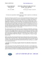 Chỉ thị 17 CT-UBND năm 2016 về đẩy mạnh phát triển kinh tế tập thể và hợp tác xã trên địa bàn tỉnh Yên Bái