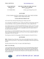 Quyết định 1338 QĐ-UBND năm 2016 về thành lập Chi cục Chăn nuôi và Thú y trực thuộc Sở Nông nghiệp và Phát triển nông thôn tỉnh Hà Nam