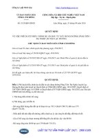 Quyết định 2125 QĐ-UBND năm 2016 phê duyệt điều chỉnh dự án đầu tư xây dựng đường Păng Tiên- Đạ Nghịt, huyện Lạc Dương, tỉnh Lâm Đồng