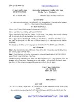 Quyết định 3176 QĐ-UBND năm 2016 về Quy chế tổ chức và hoạt động của Hội đồng Khoa học và Công nghệ tỉnh Vĩnh Phúc