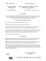 Quyết định 40 2016 QĐ-UBND bãi bỏ Quyết định 05 2013 QĐ-UBND về Quy chế quản lý thống nhất hoạt động đối ngoại trên địa bàn tỉnh Lai Châu