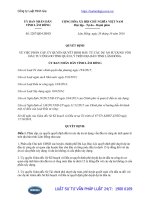 Quyết định 2287 QĐ-UBND năm 2016 về phân cấp, ủy quyền quyết định đầu tư dự án sử dụng vốn đầu tư công do tỉnh quản lý trên địa bàn tỉnh Lâm Đồng