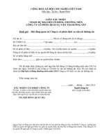 Mau giay uy quyen va xac nhan tham du DHCD 2013